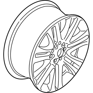 Ford DP5Z-1007-A Wheel, Alloy