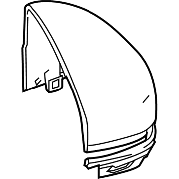 Honda 76251-T5R-A01ZA Cap, Driver Side Skull (Attract Yellow Pearl)
