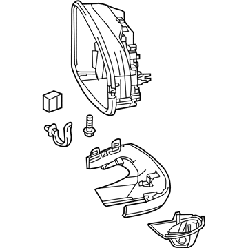 Honda 76255-T5R-A01 Housing Set, L.