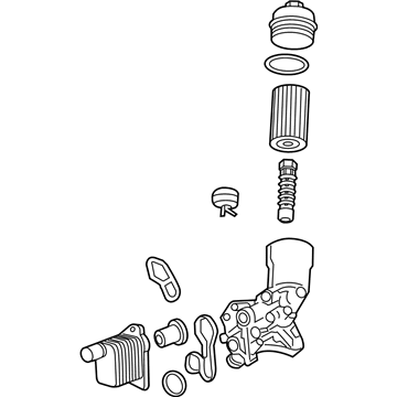 GM 25200134 Cooler Asm-Engine Oil (W/ Filter)