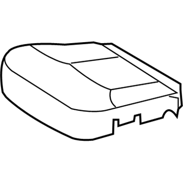 Lexus 71071-33C90-B0 Front Seat Cushion Cover, Right (For Separate Type)