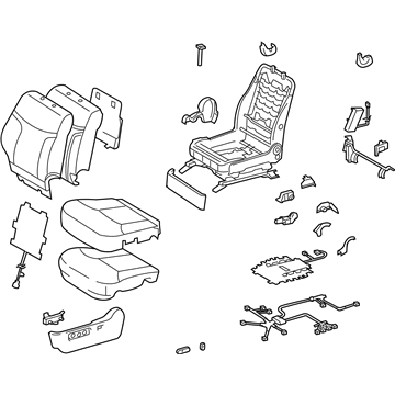 Lexus 71200-33E80-A2 Seat Assy, Front LH