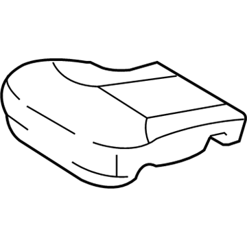 Lexus 71512-33090 Pad, Front Seat Cushion, LH (For Separate Type)