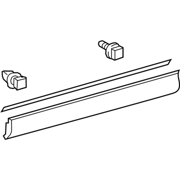 Toyota 75074-0R011 Lower Molding