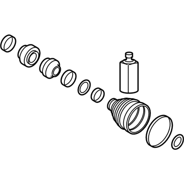 Kia 49541M7800 BOOT KIT-FR AXLE WHE