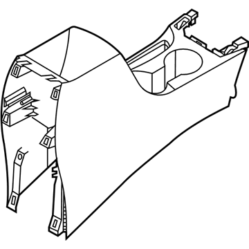 Hyundai 846A1-K2100-NNB Console-RR Floor