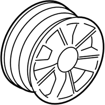 Ford 6R3Z-1007-E Wheel, Alloy