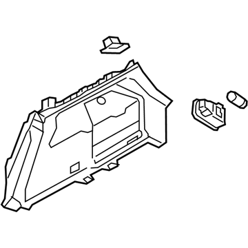 Hyundai 85740-G2350-T9Y Trim Assembly-Luggage Side RH