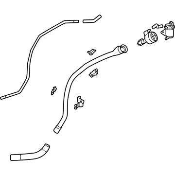 Hyundai 31030-CW000 FILLER NECK & HOSE ASSY