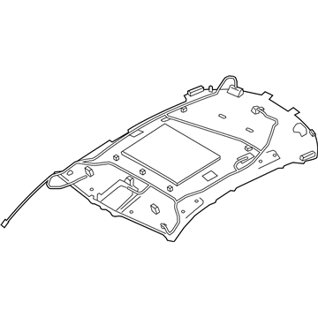 Infiniti 739B0-5NA0A Module Assembly-Roof Trim