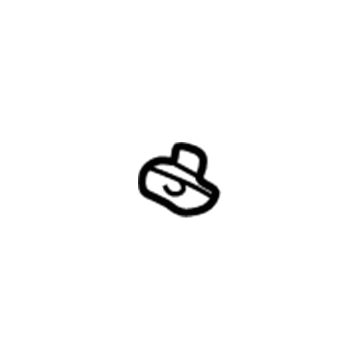 GM 12481379 Sunvisor Clip