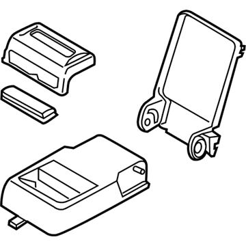 Ford GA1Z-5867112-BK Armrest Assembly