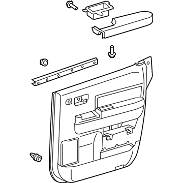 Toyota 67640-0C161-C0 Door Trim Panel