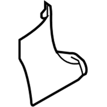 Hyundai 85823-3J000-6T Trim-Cowl Side LH