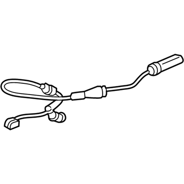 BMW 34-35-6-887-154 Brake Pad Wear Sensor, Rear