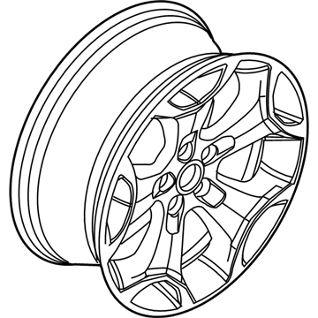 Ford BG1Z-1007-E Wheel, Alloy