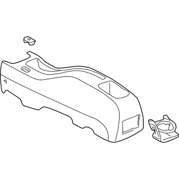 Toyota 58901-02030-C0 Box Sub-Assy, Console, Rear