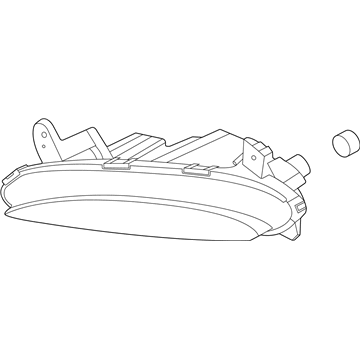 Hyundai 92208-G3310 Lamp Assembly-Day Running Light, RH