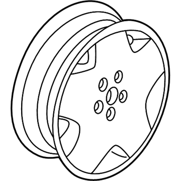 Mopar 5278946AB Aluminum Wheel