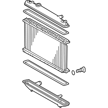 Toyota 16410-AZ047 Radiator Assembly
