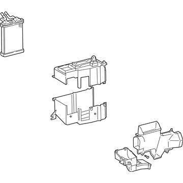 Toyota 87150-04052 Radiator Assy, Heater
