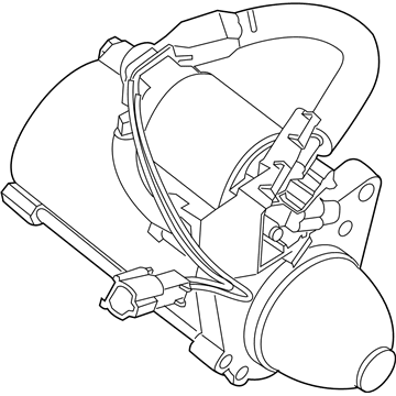 Nissan 2330M-7S000RW Motor Assembly-Starter REMAN