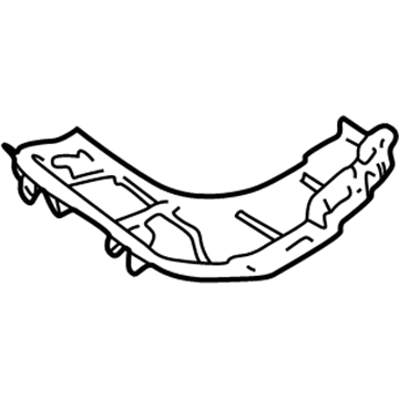 Lexus 71015-60140 Frame Sub-Assy, Rear Seat Cushion, RH