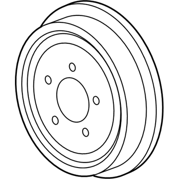 GM 15808572 Drum Asm-Rear Brake