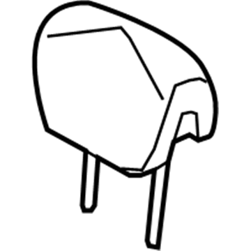 Hyundai 88700-3L000-A9V Headrest Assembly-Front Seat