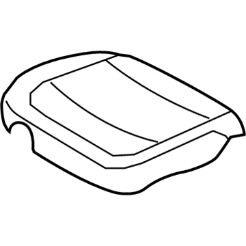 Hyundai 88280-3L650-A9V Front Passenge Side Seat Cushion Covering