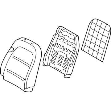 Hyundai 88403-3L110-A9V Back Assembly-Front Seat Passenger