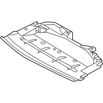 BMW 51-71-2-498-988 Engine Compartment Screening, Front