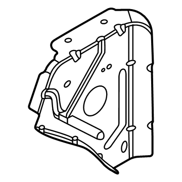 Ford 3C2Z-10769-AA Battery Tray Brace