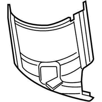 Nissan 20851-JN00A SHROUD-Catalyst Converter, Lower