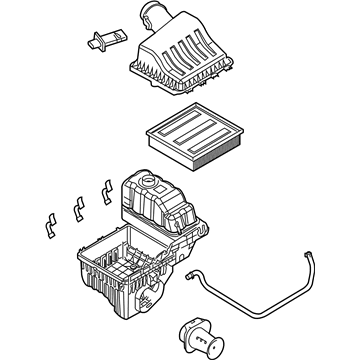 Ford 7L1Z-9600-A Air Cleaner Assembly