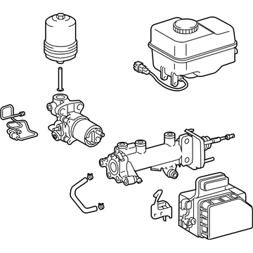 Lexus 47050-60111 Brake Booster Assy, W/Master Cylinder