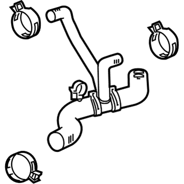 GM 84126760 Lower Hose