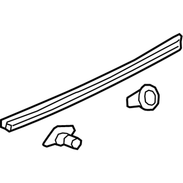 Honda 72828-TVA-A11 SEAL, R- RR- DOOR