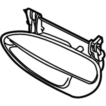 GM 92085572 Handle, Front Side Door Outside