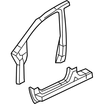 Honda 04645-SNA-A00ZZ Panel Set, L. FR. (Outer)