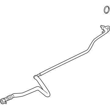 BMW 17-22-2-284-270 Transmission Oil Cooler Line, Return