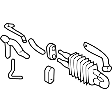 Hyundai 57550-3J010 Tube Assembly-Oil Cooler