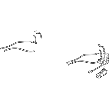 Toyota 69040-0C010 Lock Assembly