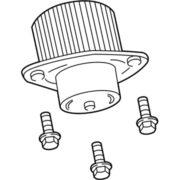 GM 19179473 Motor Kit, Blower (W/ Impeller)