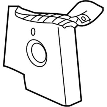 GM 25909265 Molding Asm-Body Rear Corner Upper Garnish *Ebony