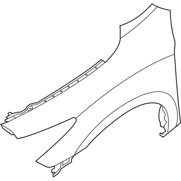 Infiniti 63101-3JA0B Fender - Front, LH