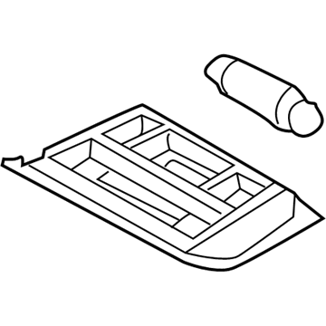 BMW 61-31-9-201-641 Interior Reading Light, Rear Centre