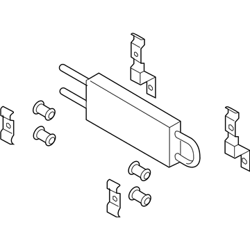 Nissan 49790-1ET0A Oil Cooler Assy-Power Steering