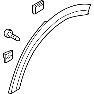 Kia 87741G5000 GARNISH Assembly-Quarter Sid