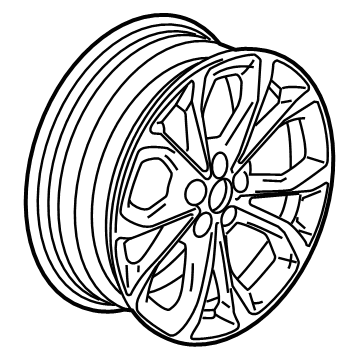 GM 42500292 Wheel, Alloy